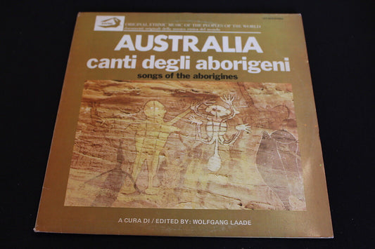 AUSTRALIA canti degli ABORIGENI   SONGS OF THE ABORIGINES   LP 33T 12"  ALBATROS