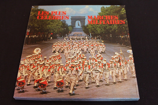 LES PLUS CELEBRES MARCHES MILITAIRES   BOX 6 x LP 33T 12"   RADIOLA 1023