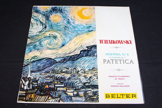 TCHAIKOWSKY / HEINRICH HOLLREISER   SINFONIA N°6 SI MENOR   LP 33T 12"   BELTER
