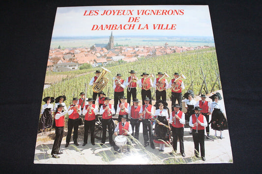 LES JOYEUX VIGNERONS DE DAMBACH LA VILLE   RARE LP 33T 12"   OM 67061