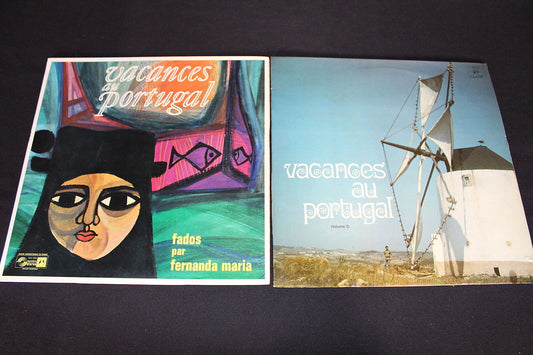 VACANCES AU PORTUGAL VOL 1 & 2   FERNANDA MARIA  MARIA MARQUES   2 x LP 33T 12"