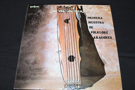 PRIMERA MUESTRA DE FOLKLORE ARAGONES   LA VOZ ANTIGUA 4   GUIMBARDA   LP 33T 12"