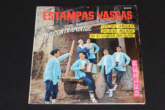 LOS CONTRAPUNTOS   ESTAMPAS VASCAS   BELTER 50843   EP 45T 7"