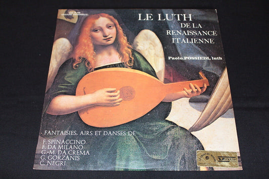 PAOLO POSSIEDI   LE LUTH DE LA RENAISSANCE ITALIENNE   LDX 78498   LP 33T 12"