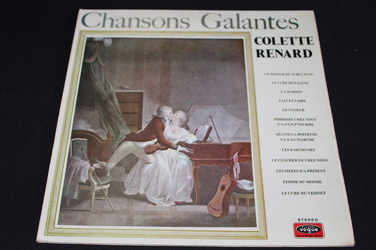 COLETTE RENARD   CHANSONS GALANTES   VOGUE SLD 815   LP 33T 12"