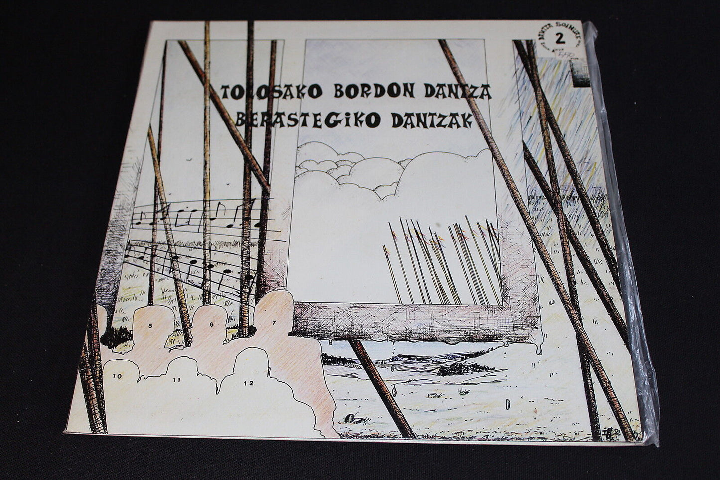 TO OSAKO BORDON DANTZA   BERASTEGIKO DANTZAK   EUSKAL   SPAIN   LP 33T 12"