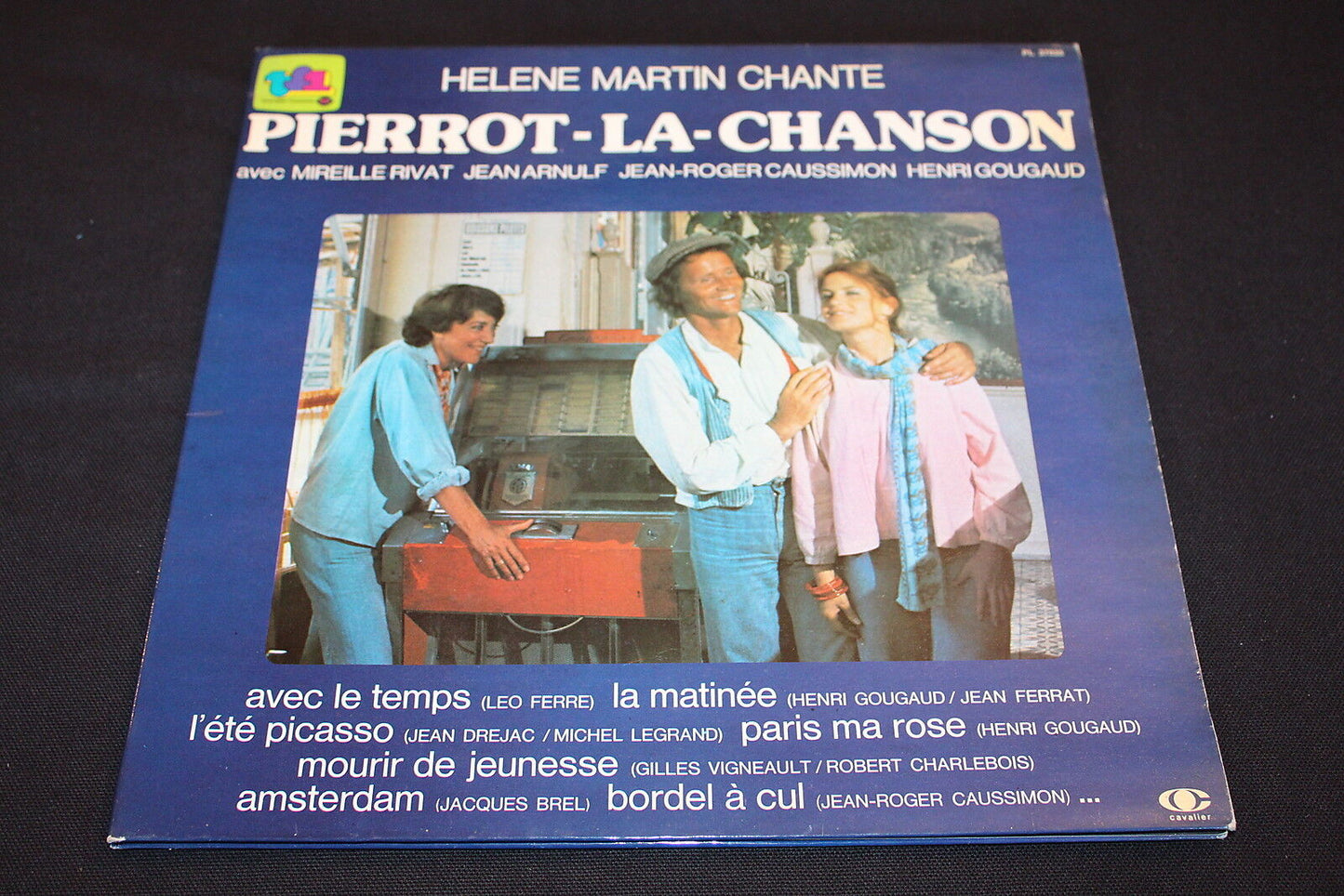 HELENE MARTIN chante PIERROT-LA-CHANSON   LP 33T 12"