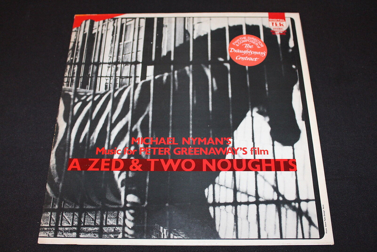 MICHAEL NYMAN   LP 33T 12"   A ZED & TWO NOUGHTS   (PETER GREENAWAY'S FILM)   UK