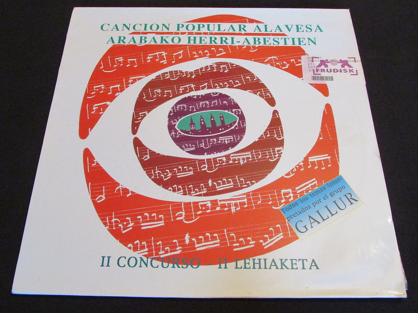 CANCION POPULAR ALAVESA   ARABAKO HERRI-ABESTIEN   GALLUR   LP 33T 12"   1993