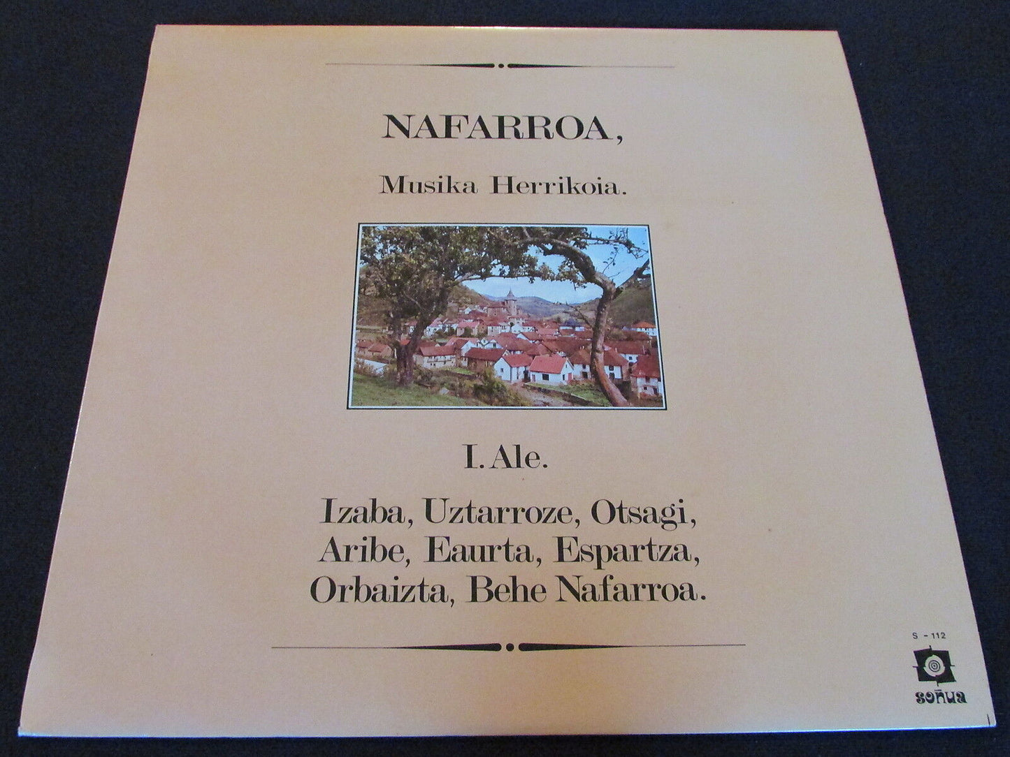 NAFARROA   MUSIKA HERRIKOIA   SONUA S-112   LP 33T 12"