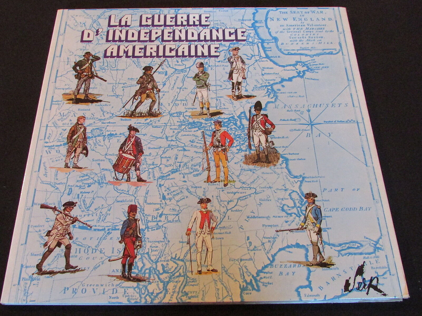 LA GUERRE D'INDEPENDANCE AMERICAINE   LP 33T 12"   SERP MC 7054