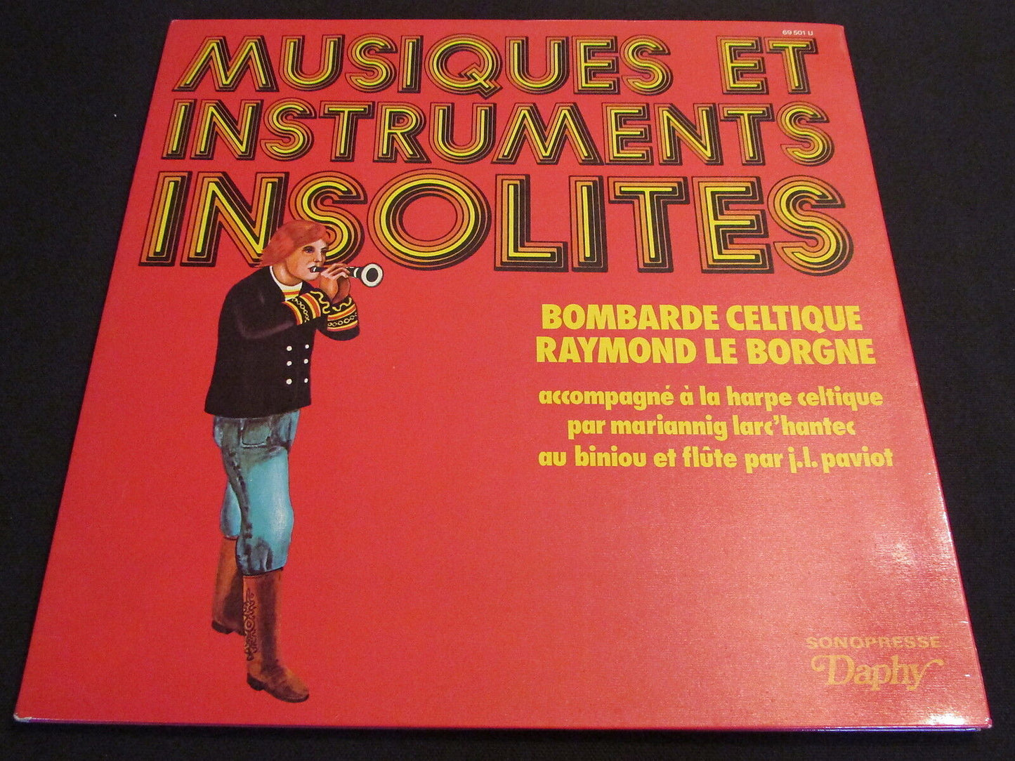 MUSIQUES ET INSTRUMENTS INSOLITES   BOMBARDE CELTIQUE   SONOPRESSE   LP 33T 12"