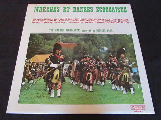 THE GORDON HIGHLANDERS / DOUGLAS FORD  MARCHES ET DANSES ECOSSAISES   LP 33T 12"