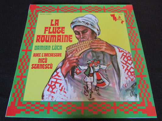 LA FLUTE ROUMAINE   DAMIAN LUCA avec l'Orchestre NICU STANESCU   LP 33T 12"