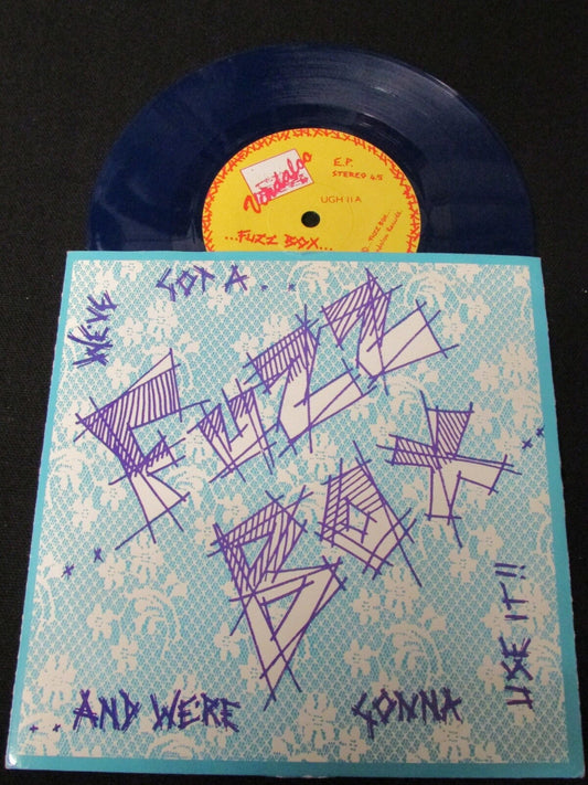 FUZZ BOX   SP 45T 7"   X X SEX DO I WANT TO ?   1986   VINDALOO RECORDS   BLUE