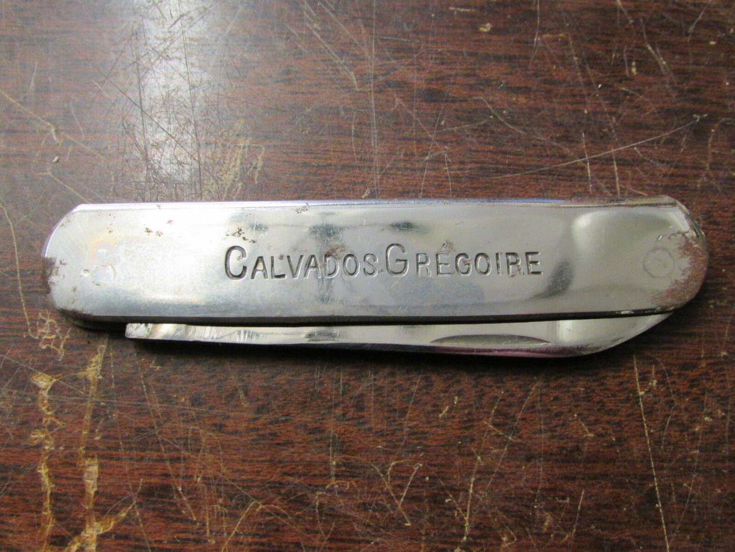 Ancien petit COUTEAU PLIANT   CALVADOS GREGOIRE
