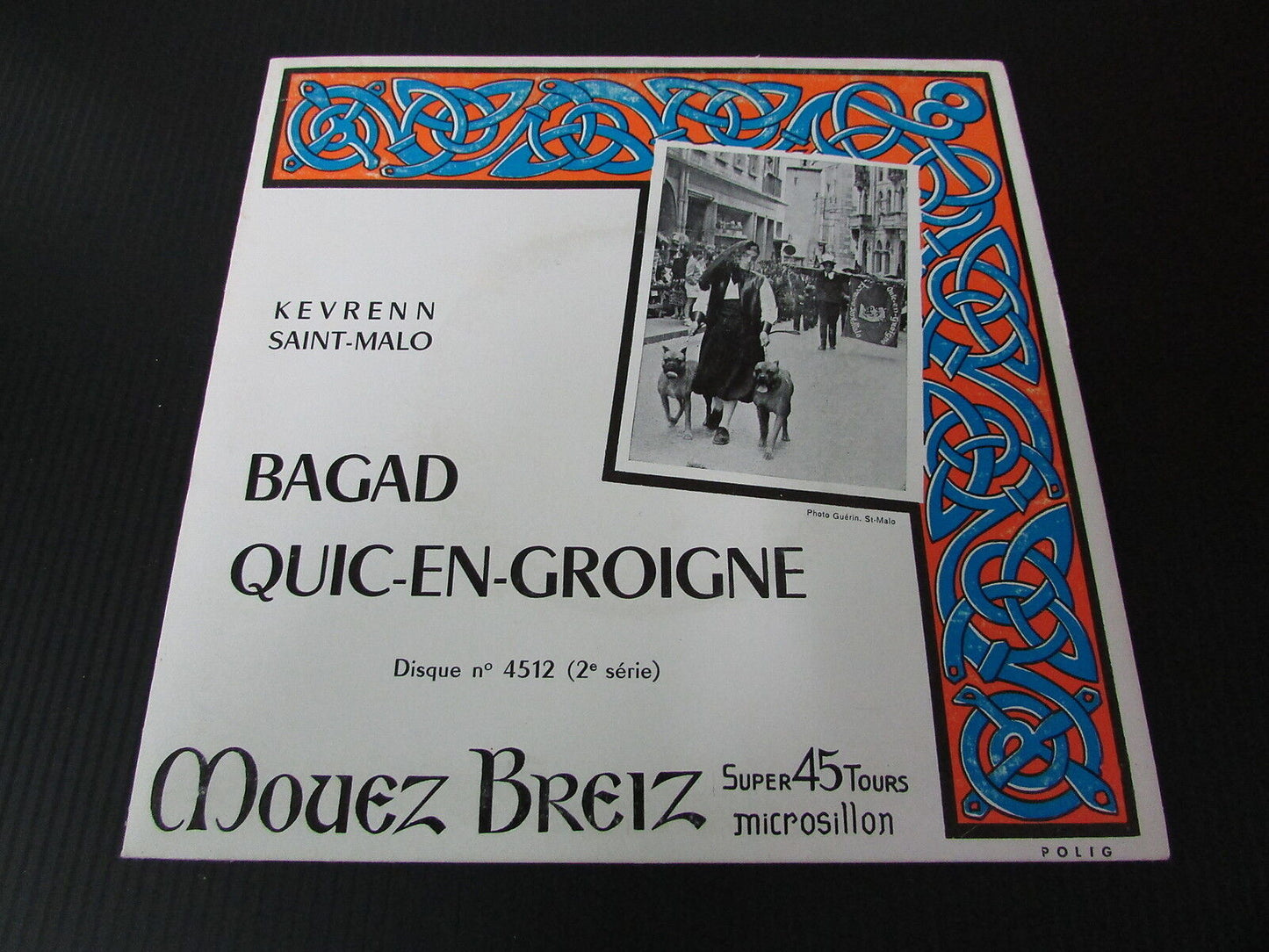 BAGAD QUIC-EN-GROIGNE   EP 45T 7"   MOUEZ BREIZ 4512