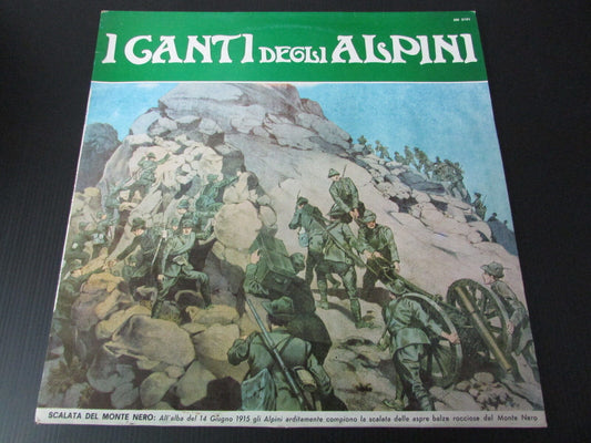 I CANTI DEGLI ALPINI   SM 3191   LP 33T 12"