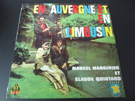 MARCEL MARGINIER / CLAUDE QUINTARD   EN AUVERGNE ET EN LIMOUSIN   LP 33T 12"