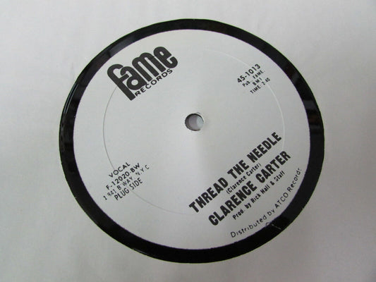 CLARENCE CARTER   MAXI 45T 12"   THREAD THE NEEDLE   FAME RECORDS 45-1013