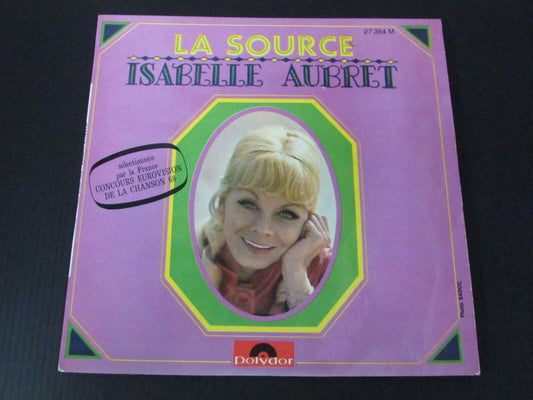 ISABELLE AUBRET   EP 45T 7"   LA SOURCE   POLYDOR 27354
