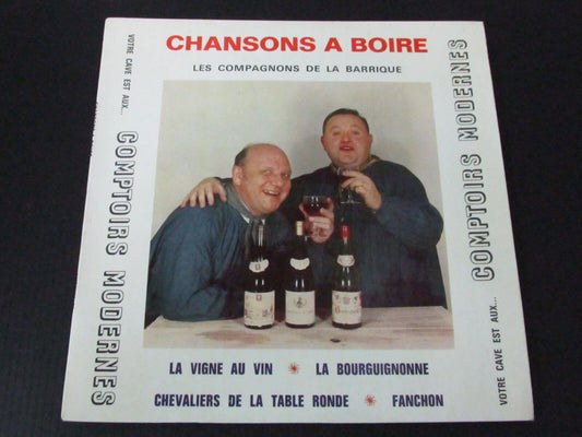 LES COMPAGNONS DE LA BARRIQUE   CHANSONS A BOIRE   EP 45T 7"