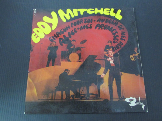 EDDY MITCHELL   EP 45T 7"   CHACUN POUR SOI   BARCLAY 71185