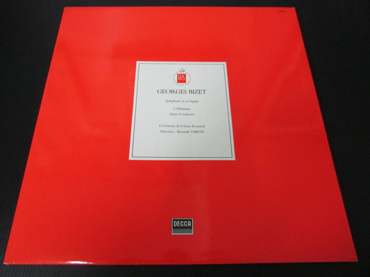GEORGES BIZET   ORCHESTRE SUISSE ROMANDE   ALEXANDER GIBSON   LP 33T 12"   B&O