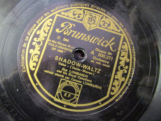 GUY & CARMEN LOMBARDO   BOSWELL SISTERS   78T   BRUNSWICK 500271