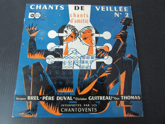 CHANTS DE VEILLEE N°2   CHANTS D'AMITIE   EP 33T 7"   UNIDISC 33159