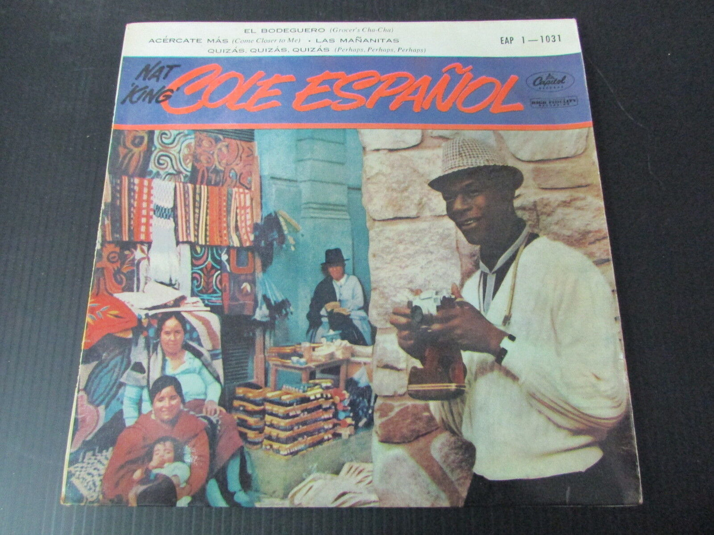 NAT KING COLE ESPANOL   EP 45T 7"   CAPITOL   FRANCE