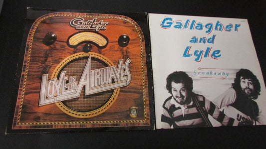 GALLAGHER AND LYLE   A&M RECORDS   LOT DE 2 LP 33T 12"