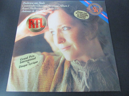 FREDERICA VON STADE   CANTELOUBE : CHANTS D'AUVERGNE, ALBUM 1   LP 33T 12"