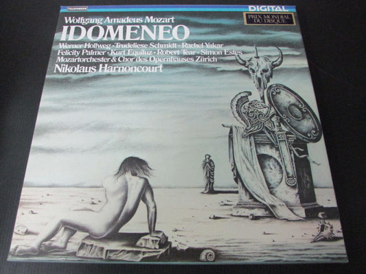 MOZART IDOMENEO HARNONCOURT   TELEFUNKEN 635547   BOX 4 x LP 33T 12"