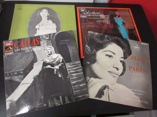 MARIA CALLAS   BOX 4 LP + LOT 3 LP