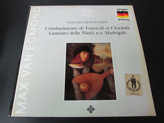 MONTEVERDI   MAX VAN EGMOND   TELEFUNKEN SAWT-9577-B   GERMANY   LP 33T 12"