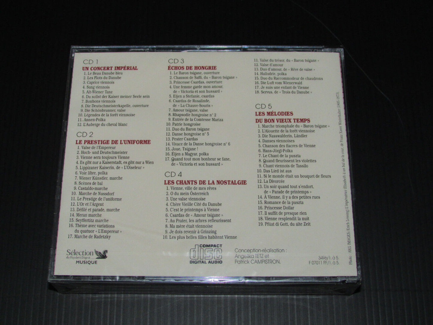 LA MUSIQUE AU TEMPS DE SISSI   COFFRET 5 x CD
