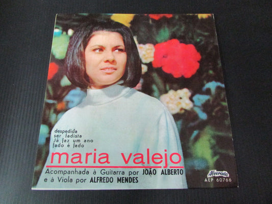 MARIA VALEJO   EP 45T 7"   DESPEDIDA   FADO   ALVORADA AEP 60766   PORTUGAL