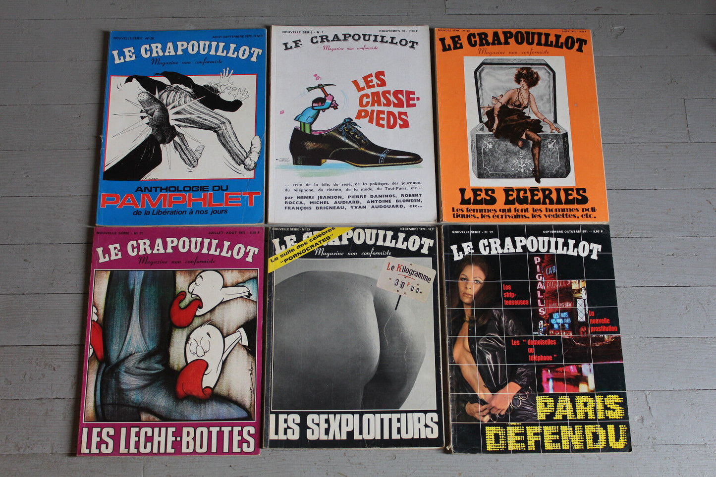 LE CRAPOUILLOT   LOT de 30 numéros (1967-1977)