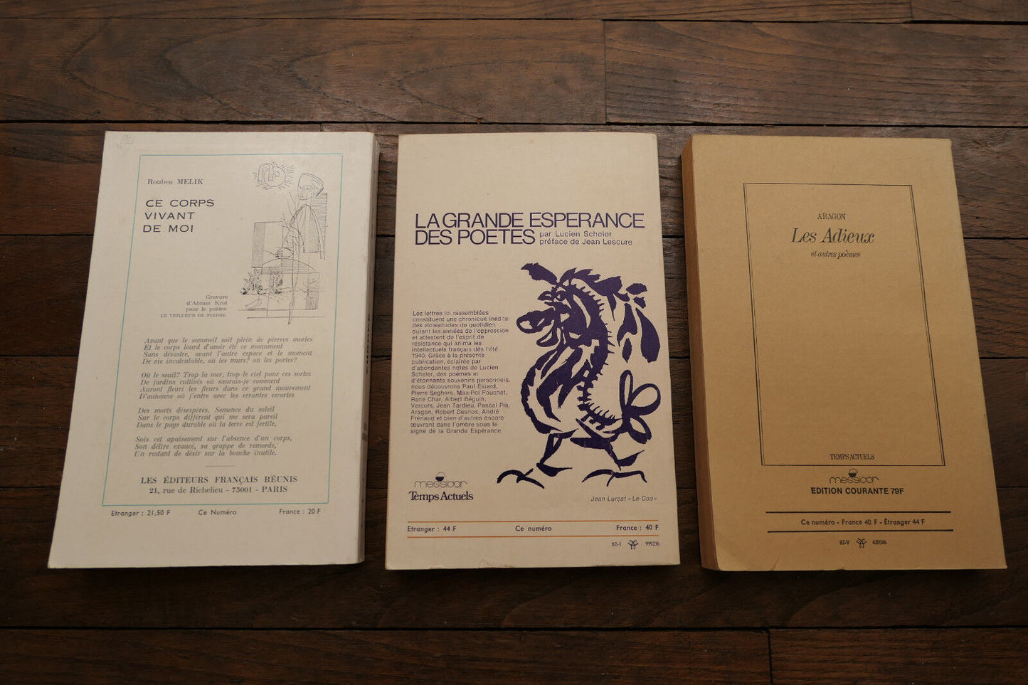 REVUE LITTERAIRE EUROPE LOT 3 NUMEROS 1976 / 1982