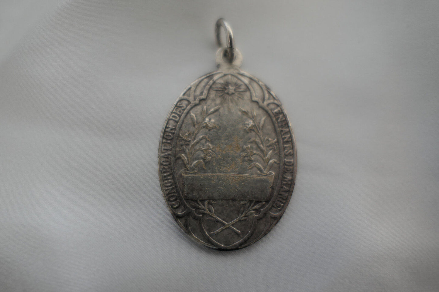 ANCIENNE MEDAILLE RELIGIEUSE METAL MONSTRA TE ESSE MATREM