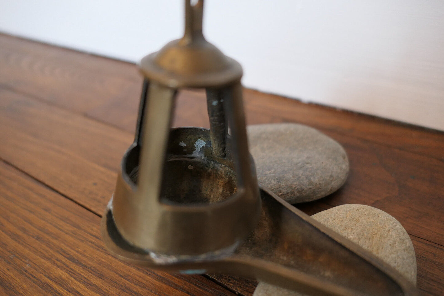 OLD BRASS OIL LAMP LATE 19TH EARLY 20TH CENTURY