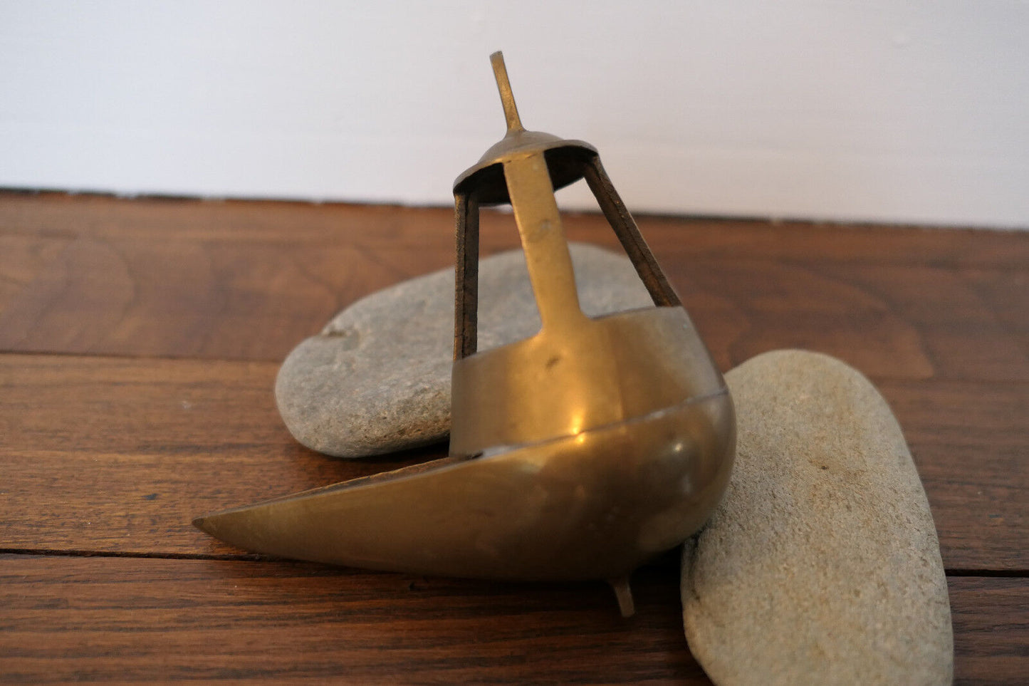 OLD BRASS OIL LAMP LATE 19TH EARLY 20TH CENTURY