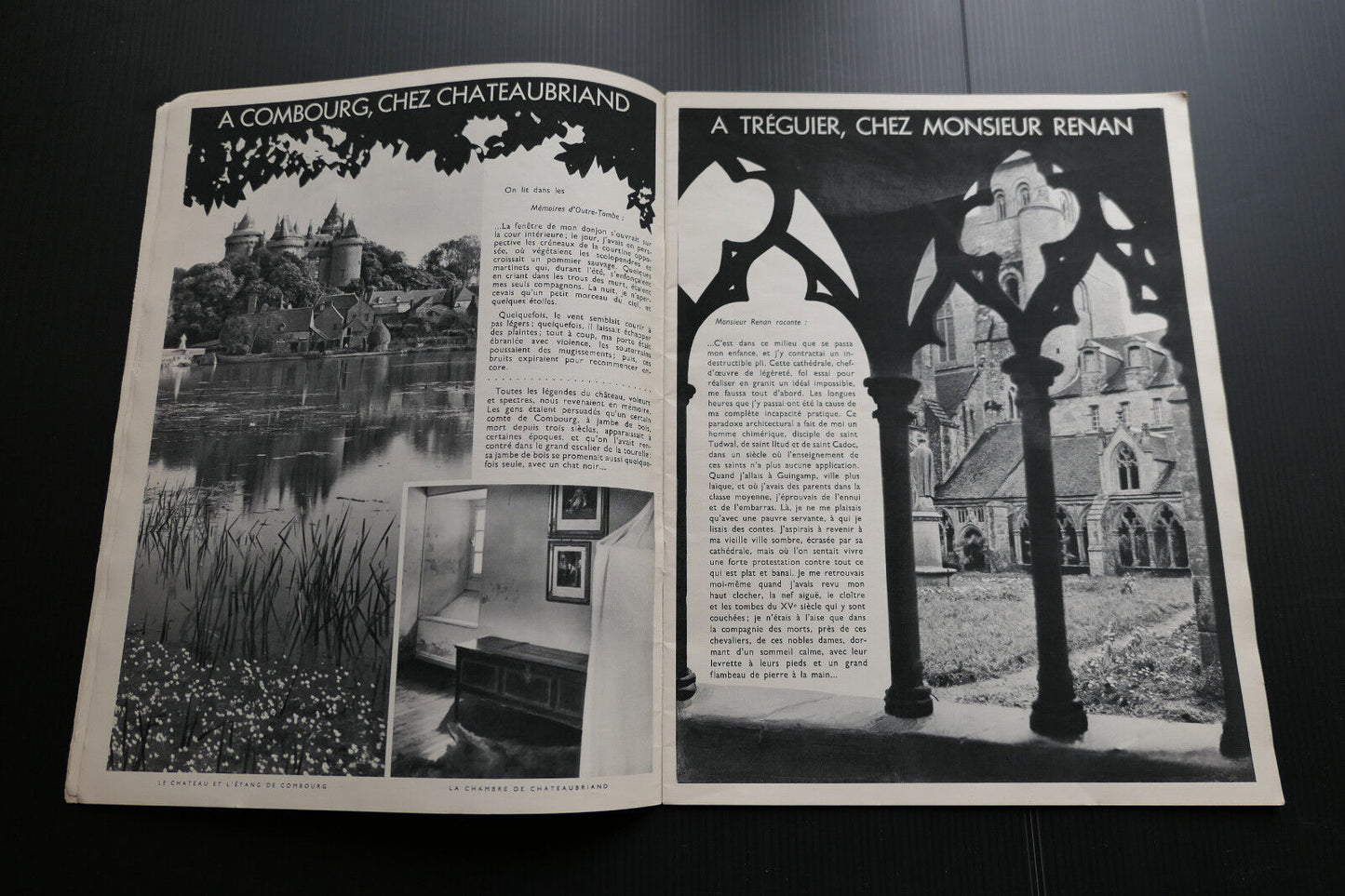 ANCIEN LIVRET GUIDE TOURISTIQUE BRETAGNE CHEMINS DE FER DE L'ETAT TOURISME 1930