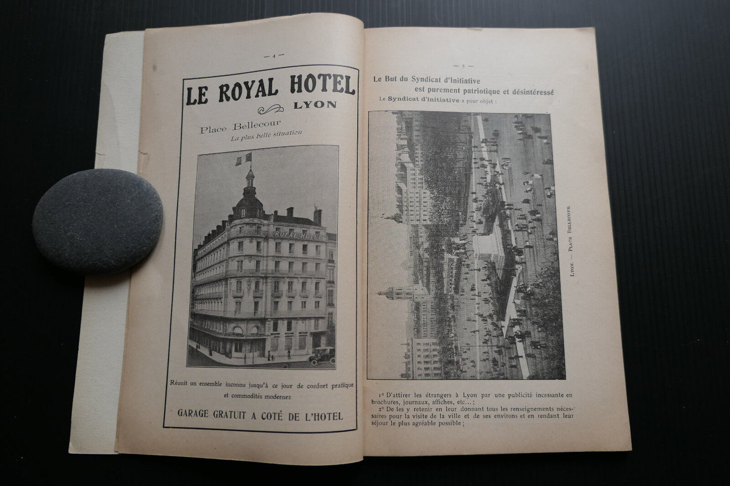 ANCIEN LIVRET GUIDE TOURISTIQUE LYON PITTORESQUE 1913 CARTE PUBLICITES COMMERCES