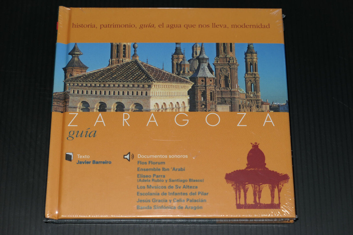 LOT DE 2 LIVRES AUDIO AUDIO BOOK CD ZARAGOZA GUIA / PATRIMONIO