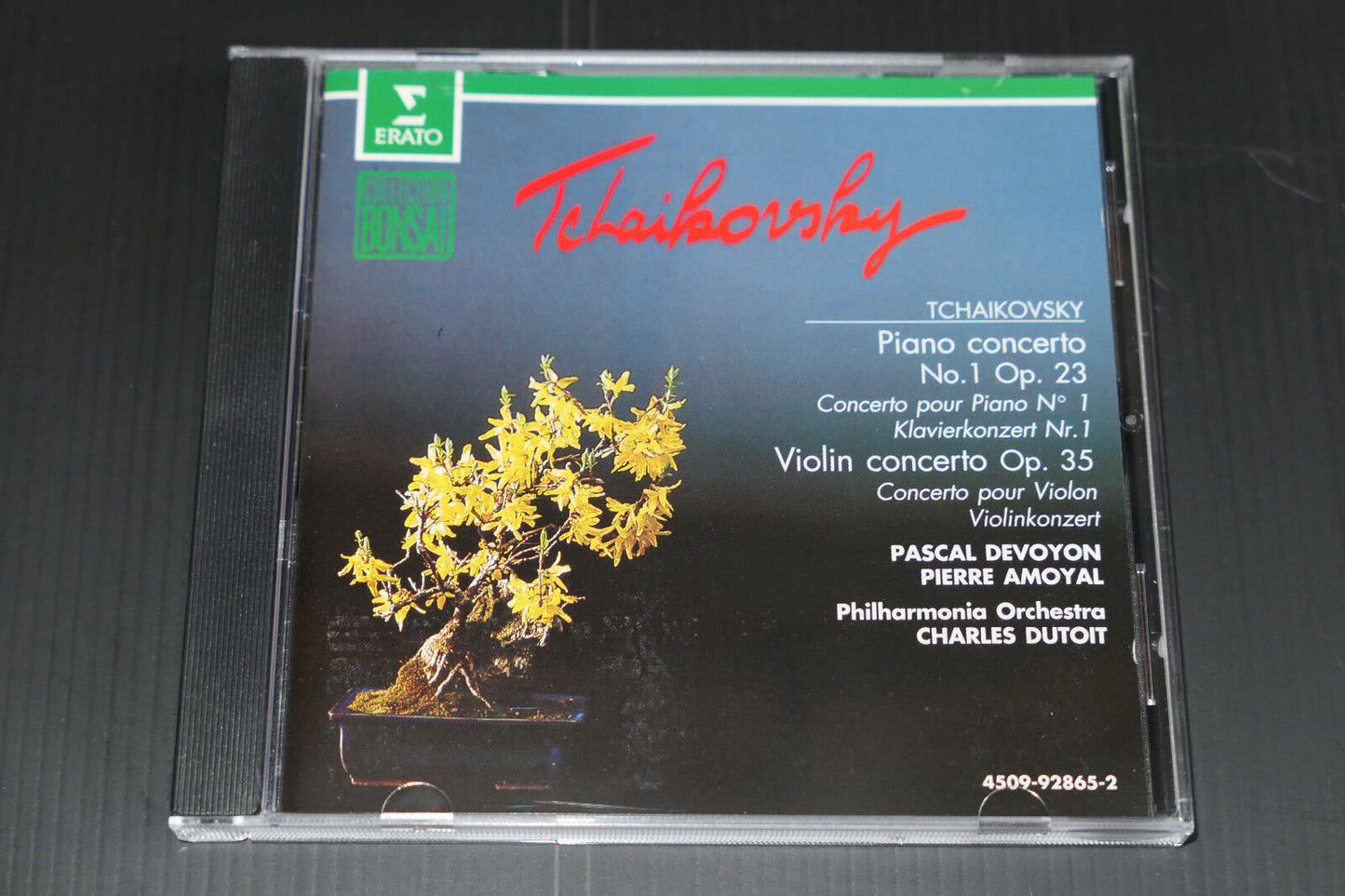 CD TCHAIKOVSKY / PASCAL DEVOYON / PIERRE AMOYAL / CHARLES DUTOIT / ERATO