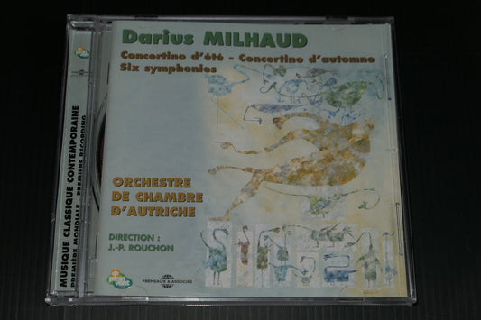 CD DARIUS MILHAUD / ORCHESTRE DE CHAMBRE D'AUTRICHE / J.P. ROUCHON / 2002