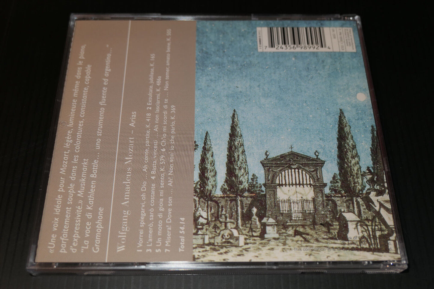 CD KATHLEEN BATTLE / ANDRE PREVIN / AIRS DE MOZART / EMI 1997