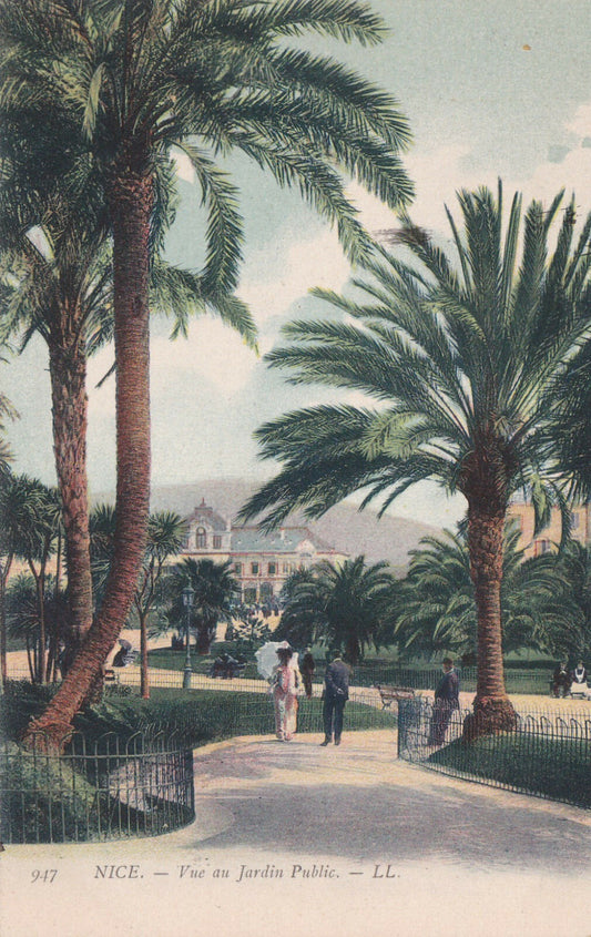 CPA NICE - VUE AU JARDIN PUBLIC